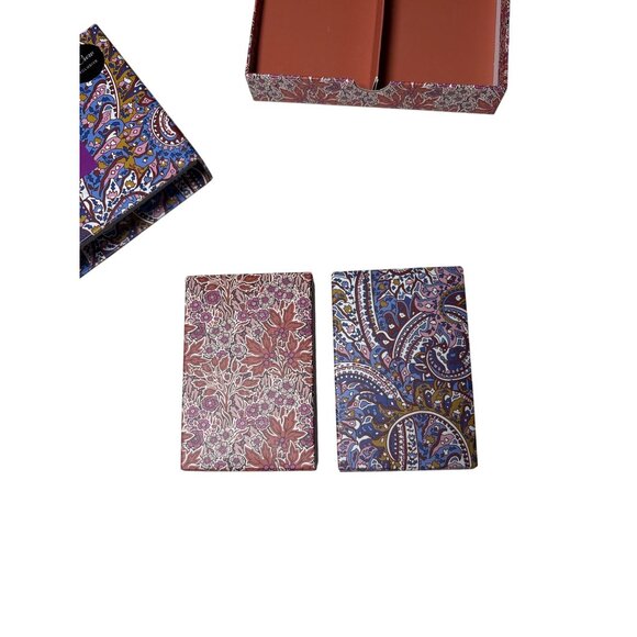 J Crew X Liberty Playing Card Set of 2 Decks Paisley Floral Double Deck Standard - Picture 4 of 7
